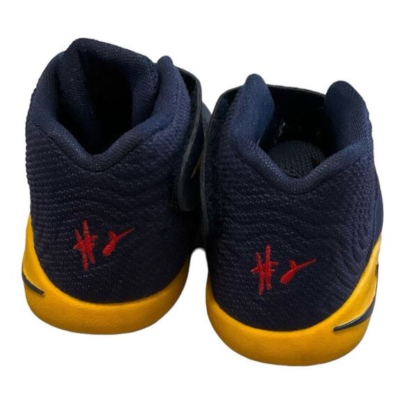Nike Sneakers Child 8 Blue Yellow Kyrie Irving - Picture 4 of 5